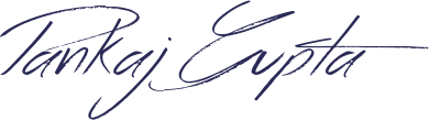 Signature Pankaj Gupta